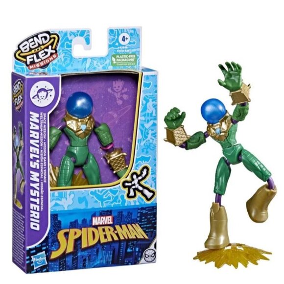 Marvel Spider-Man Bend and Flex Missions Marvel’s Mysterio Space Mission Figure - Picture 9 of 10